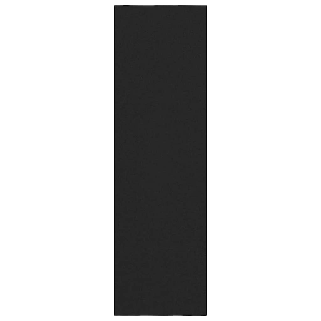 vidaXL Doormat Black 120 x 400 cm 100% Polyamide