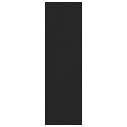 vidaXL Doormat Black 120 x 400 cm 100% Polyamide