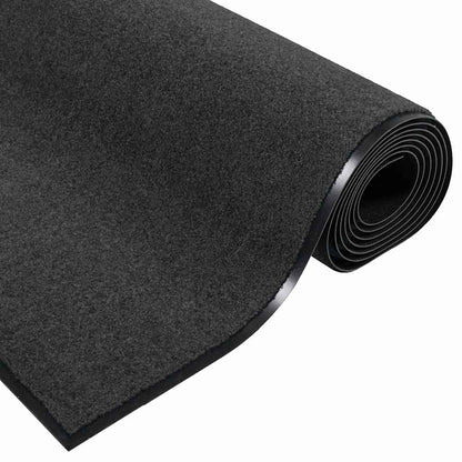 vidaXL Doormat Anthracite and Black 60 x 180 cm 100% Polyamide