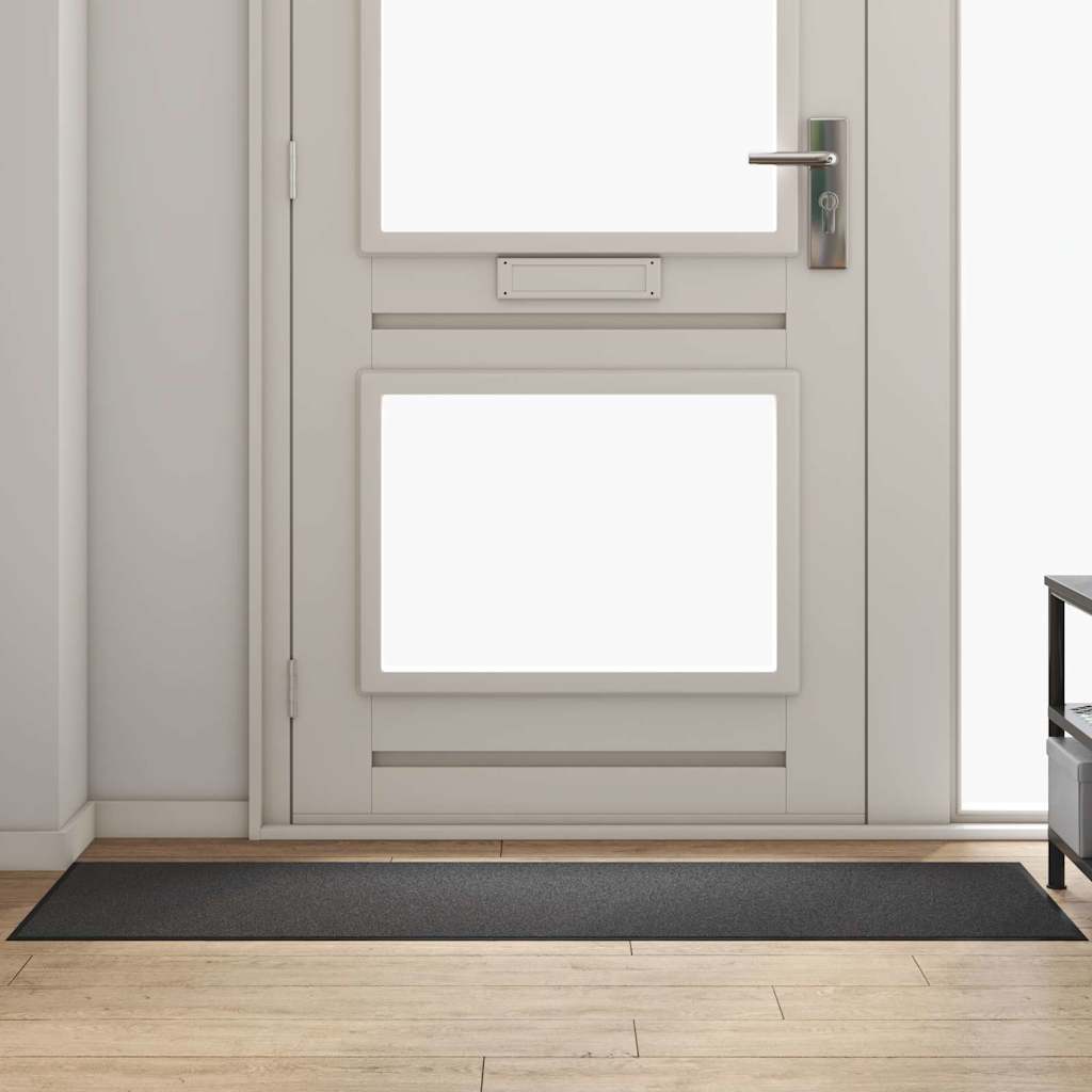 vidaXL Doormat Anthracite and Black 60 x 180 cm 100% Polyamide