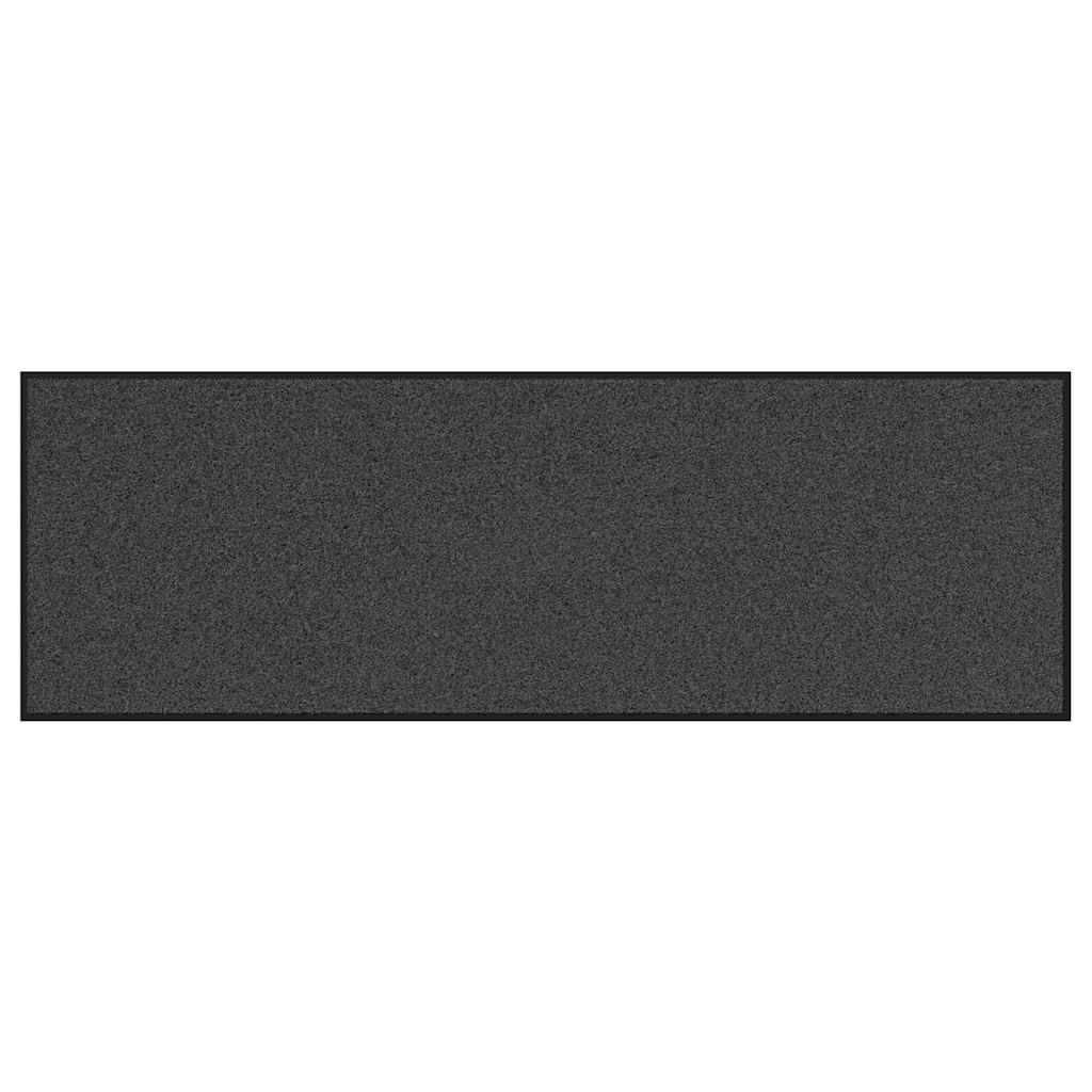 vidaXL Doormat Anthracite and Black 60 x 180 cm 100% Polyamide