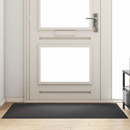 vidaXL Doormat Anthracite and Black 90 x 150 cm 100% Polyamide