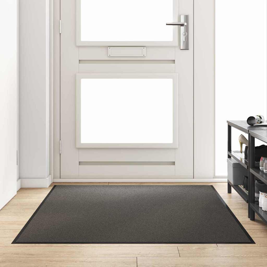 vidaXL Doormat Anthracite and Black 120 x 180 cm 100% Polyamide
