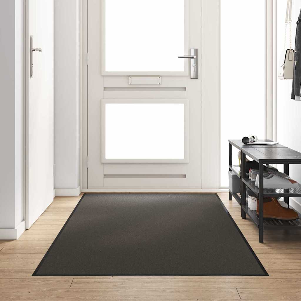 vidaXL Doormat Anthracite and Black 120 x 300 cm 100% Polyamide