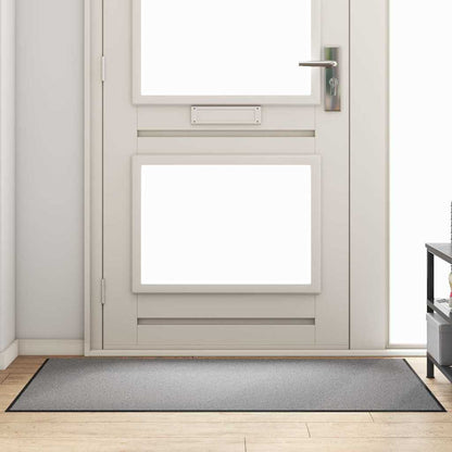 vidaXL Doormat Grey and Black 90 x 150 cm 100% Polyamide