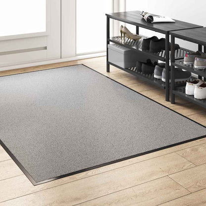 vidaXL Doormat Grey and Black 120 x 180 cm 100% Polyamide