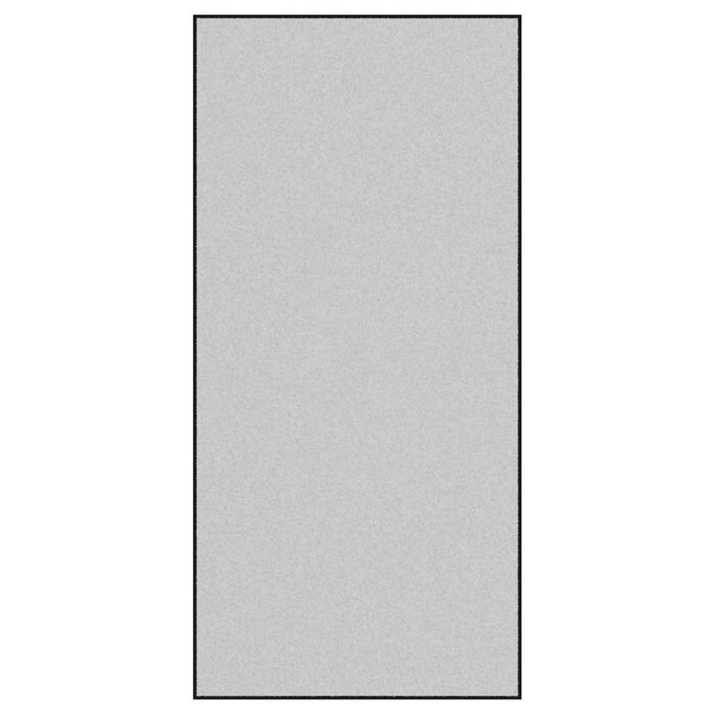 vidaXL Doormat Grey and Black 120 x 250 cm 100% Polyamide