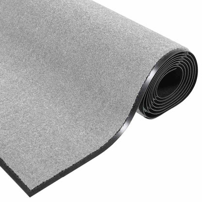 vidaXL Doormat Grey and Black 120 x 300 cm 100% Polyamide