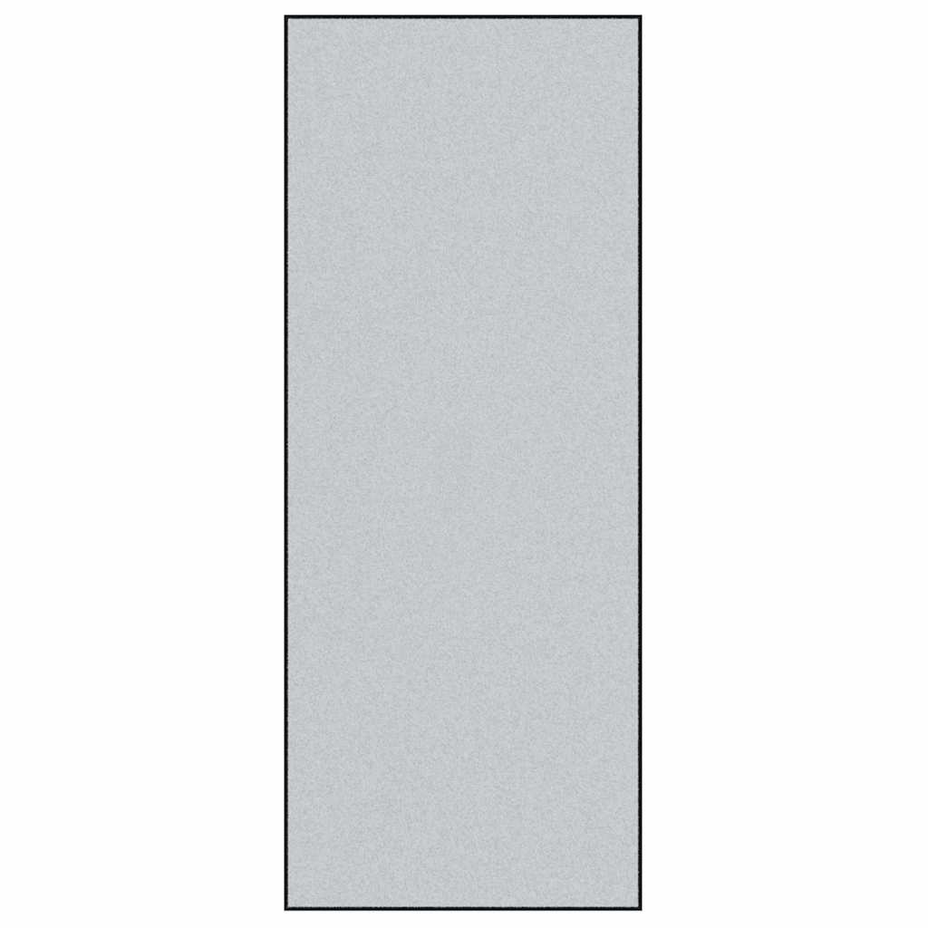 vidaXL Doormat Grey and Black 120 x 300 cm 100% Polyamide