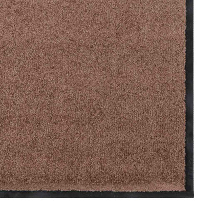 vidaXL Doormat Brown and Black 90 x 150 cm 100% Polyamide