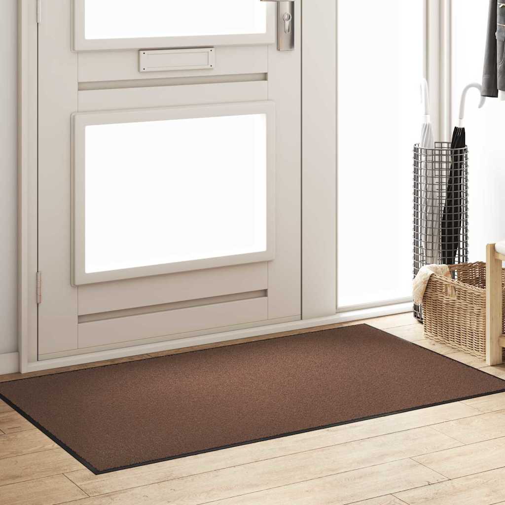 vidaXL Doormat Brown and Black 90 x 150 cm 100% Polyamide