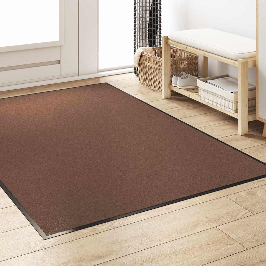 vidaXL Doormat Brown and Black 120 x 180 cm 100% Polyamide