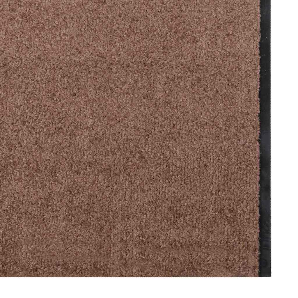 vidaXL Doormat Brown and Black 120 x 400 cm 100% Polyamide