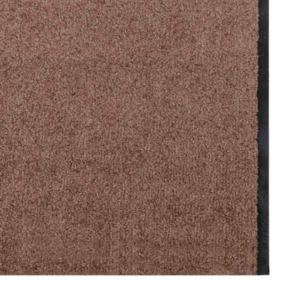 vidaXL Doormat Brown and Black 120 x 400 cm 100% Polyamide