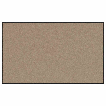 vidaXL Doormat Beige and Black 90 x 150 cm 100% Polyamide