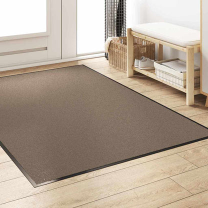 vidaXL Doormat Beige and Black 120 x 180 cm 100% Polyamide