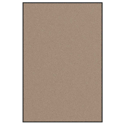 vidaXL Doormat Beige and Black 120 x 180 cm 100% Polyamide