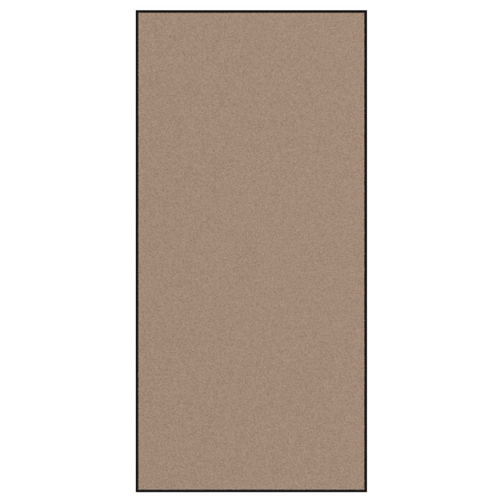 vidaXL Doormat Beige and Black 120 x 250 cm 100% Polyamide