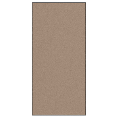vidaXL Doormat Beige and Black 120 x 250 cm 100% Polyamide