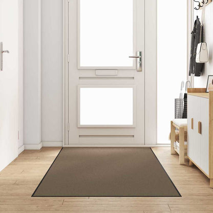 vidaXL Doormat Beige and Black 120 x 300 cm 100% Polyamide
