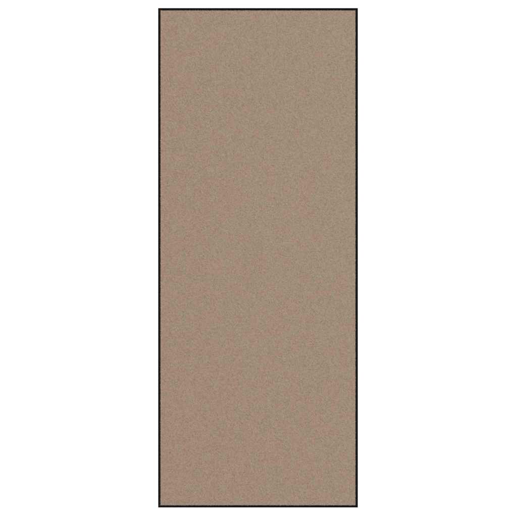 vidaXL Doormat Beige and Black 120 x 300 cm 100% Polyamide