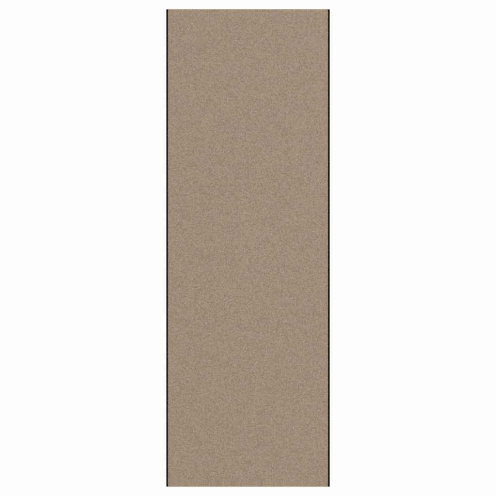vidaXL Doormat Beige and Black 120 x 350 cm 100% Polyamide
