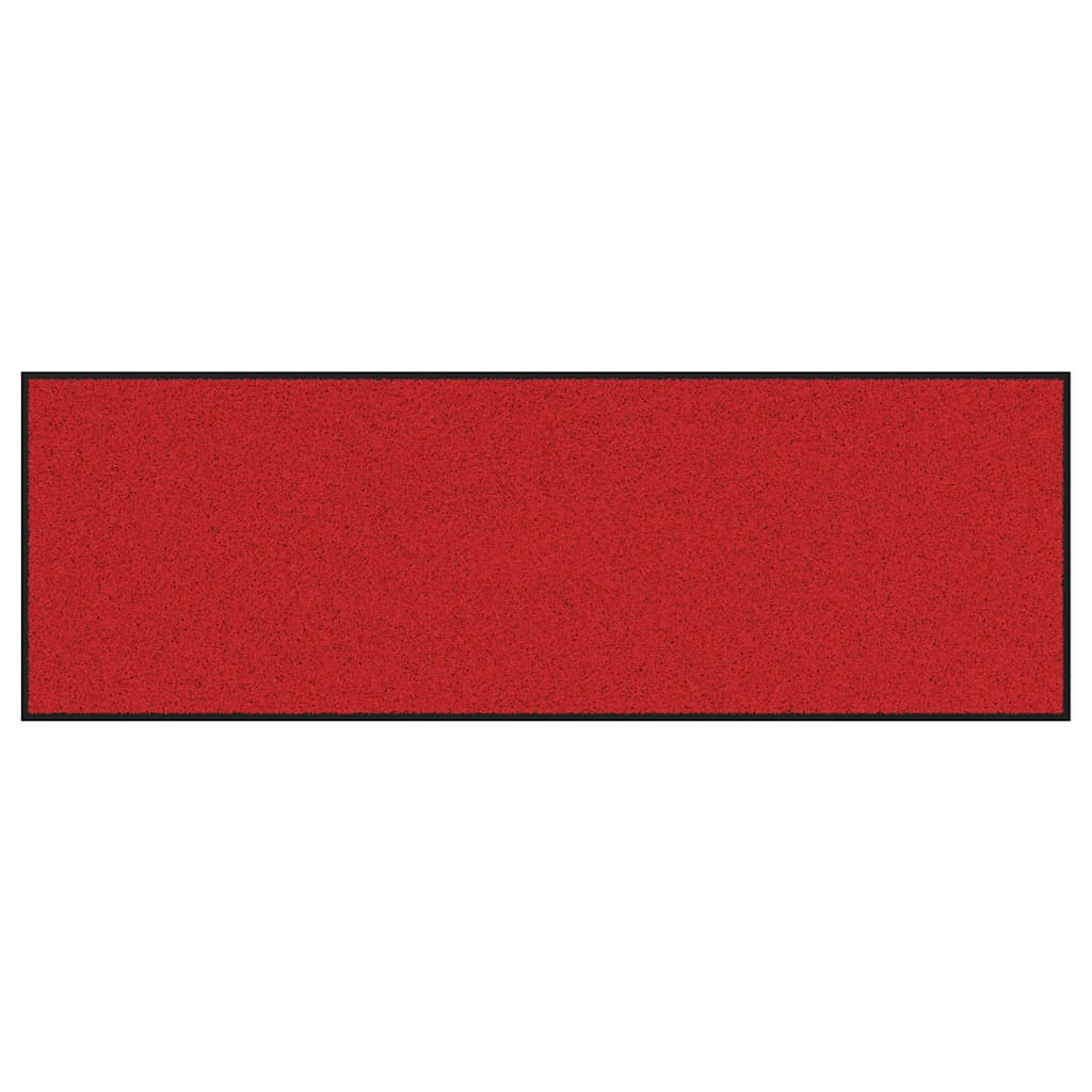 vidaXL Doormat Red and Black 60 x 180 cm 100% Polyamide