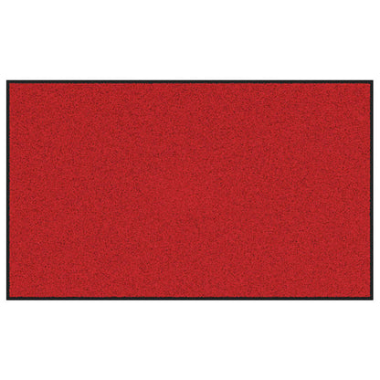 vidaXL Doormat Red and Black 90 x 150 cm 100% Polyamide