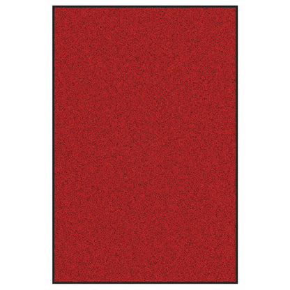 vidaXL Doormat Red and Black 120 x 180 cm 100% Polyamide