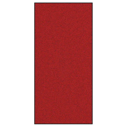 vidaXL Doormat Red and Black 120 x 250 cm 100% Polyamide