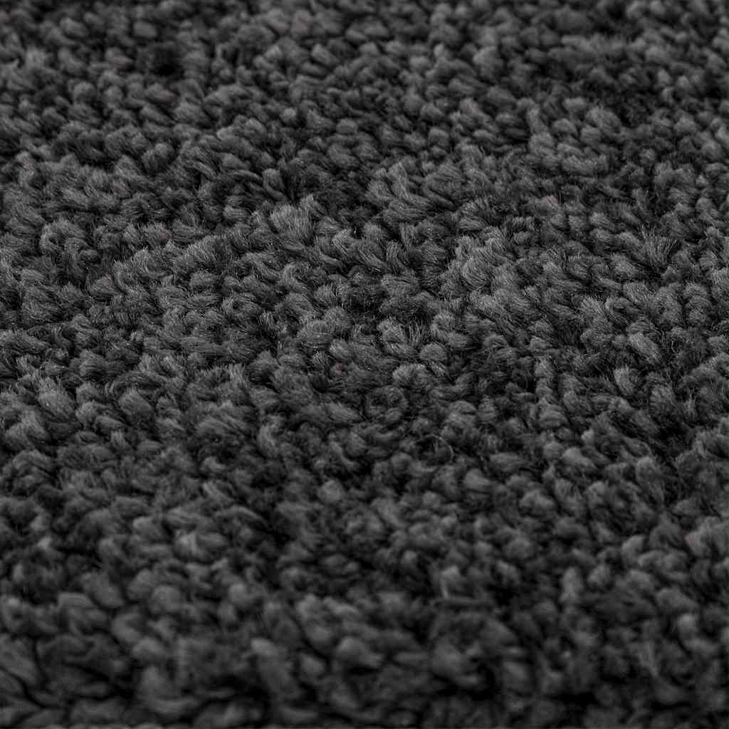 vidaXL Shaggy Rug with Latex Backing Dark Grey 120x120 cm