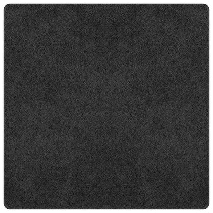 vidaXL Shaggy Rug with Latex Backing Dark Grey 120x120 cm