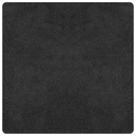 vidaXL Shaggy Rug with Latex Backing Dark Grey 200x200 cm
