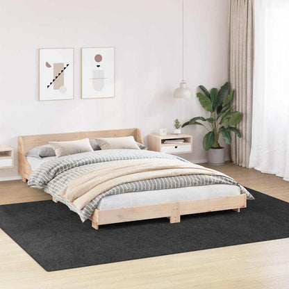 vidaXL Anti-slip Shaggy Rug Dark grey 240 x 340 cm PP