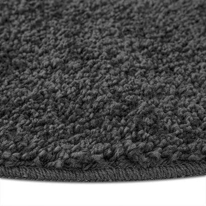 vidaXL Anti-slip Shaggy Rug Dark grey 120 x 120 cm PP