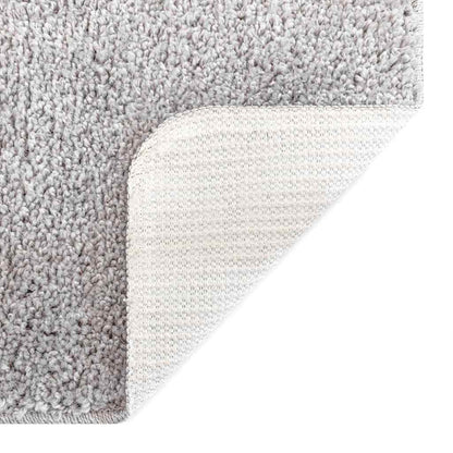 vidaXL Anti-slip Shaggy Rug Grey 120 x 120 cm PP