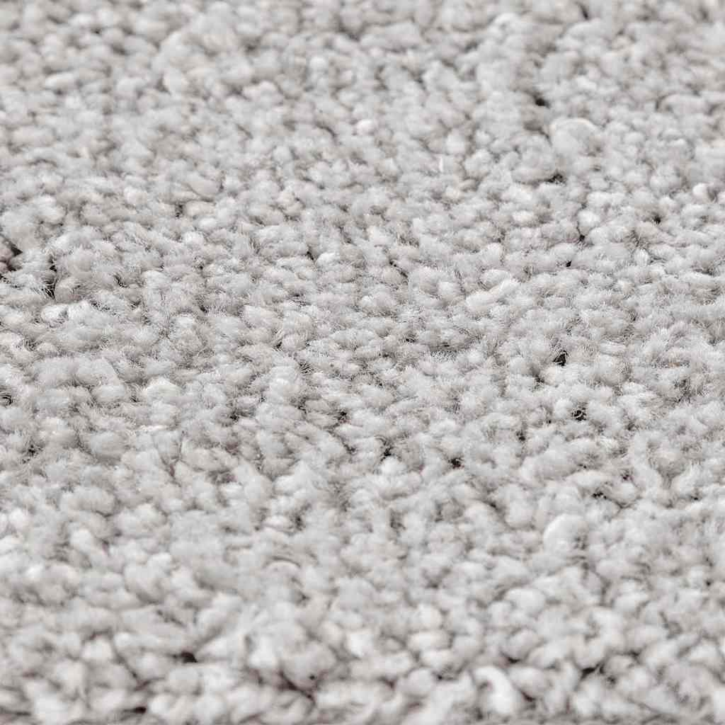 vidaXL Anti-slip Shaggy Rug Grey 120 x 120 cm PP