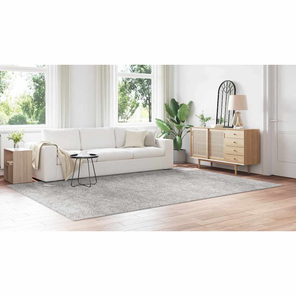 vidaXL Shaggy Rug with Latex Backing Grey 240x340 cm