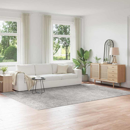 vidaXL Shaggy Rug with Latex Backing Grey 240x340 cm