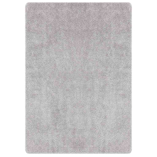 vidaXL Shaggy Rug with Latex Backing Grey 240x340 cm