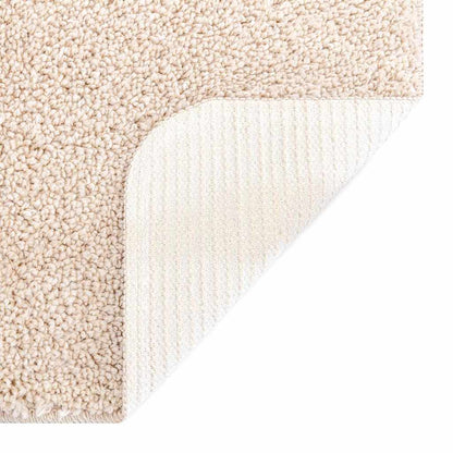 vidaXL Anti-slip Shaggy Rug Cream 120 x 120 cm PP