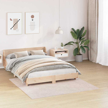 vidaXL Anti-slip Shaggy Rug Cream 160 x 160 cm PP