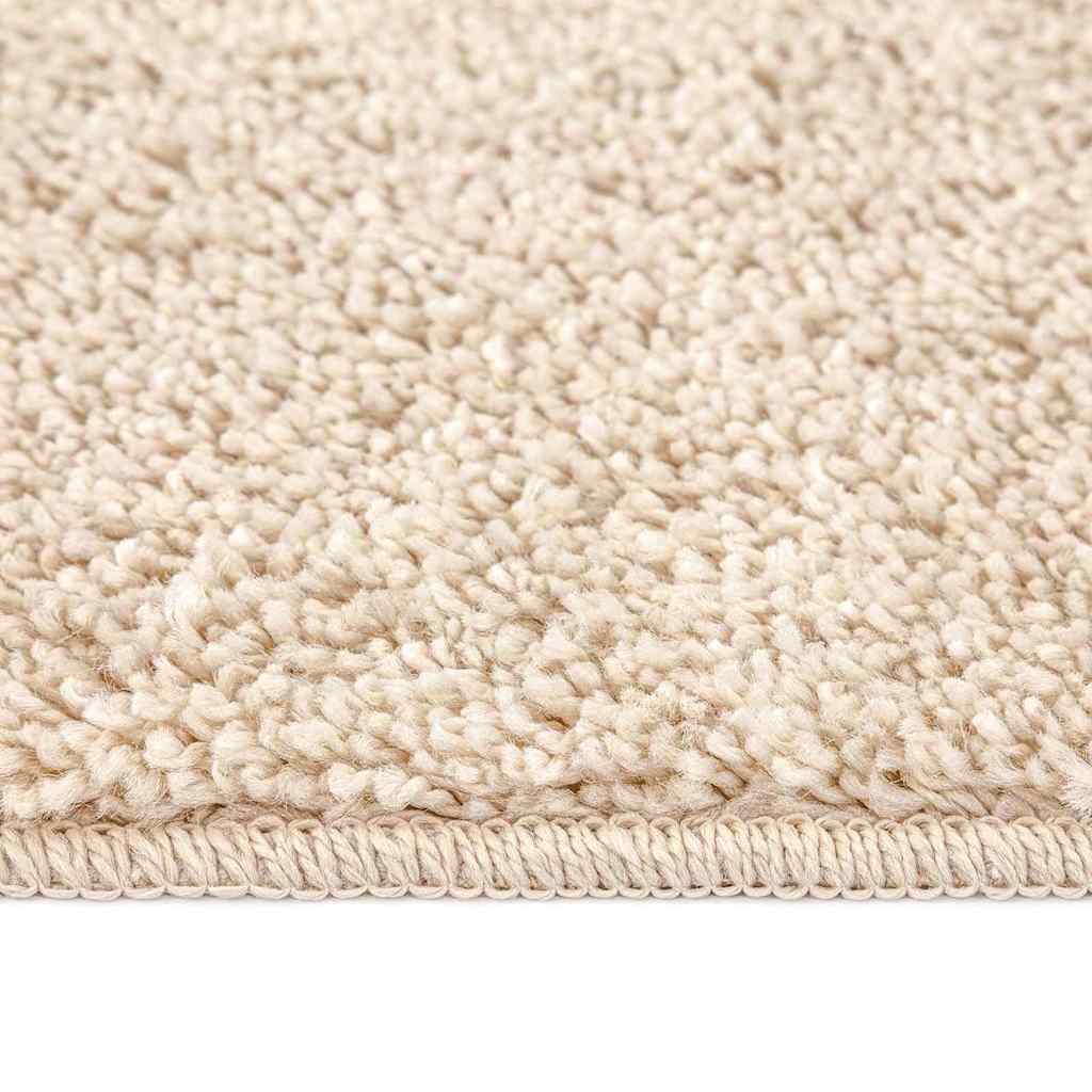 vidaXL Anti-slip Shaggy Rug Cream 200 x 200 cm PP