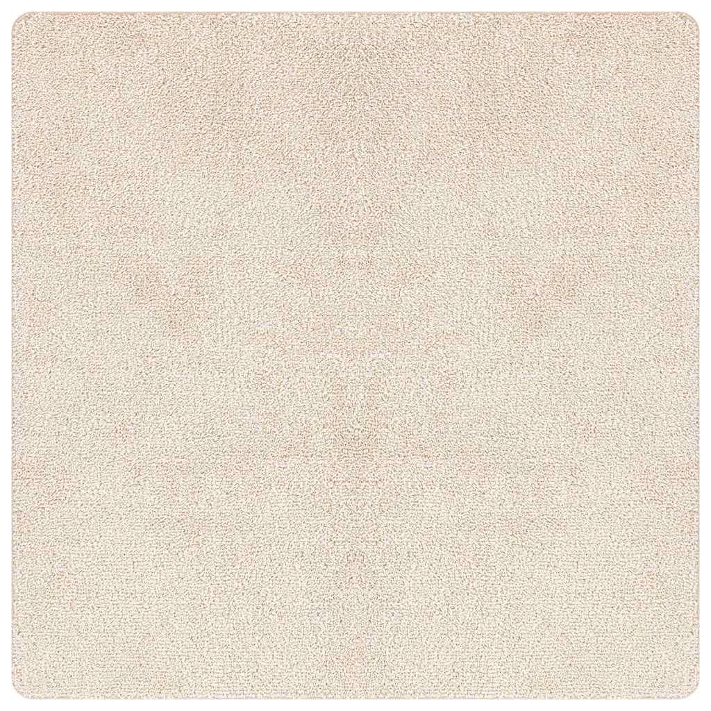 vidaXL Anti-slip Shaggy Rug Cream 200 x 200 cm PP