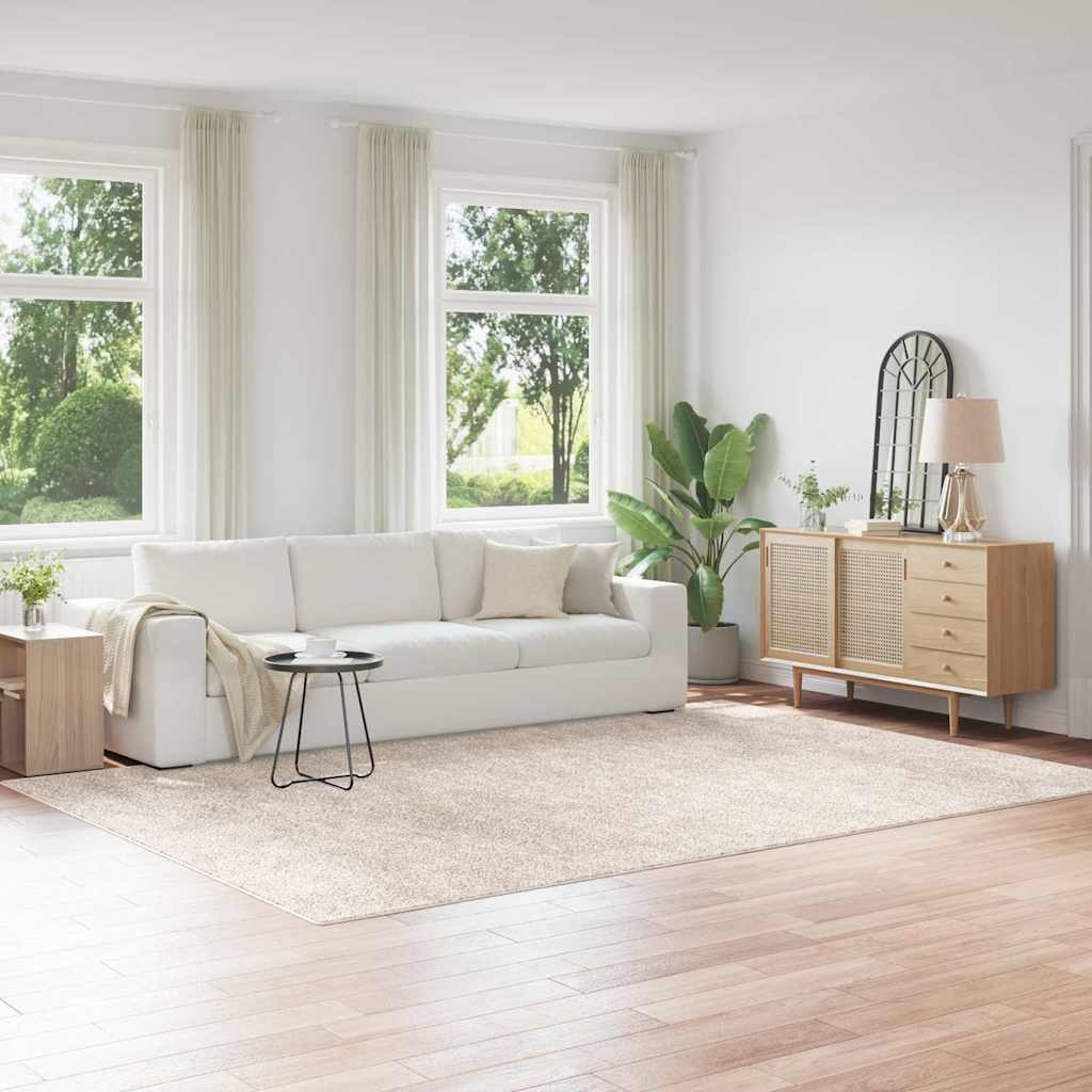 vidaXL Anti-slip Shaggy Rug Cream 240 x 340 cm PP