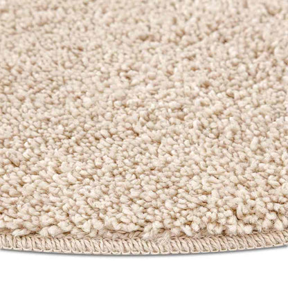 vidaXL Anti-slip Shaggy Rug Cream 90 x 90 cm PP