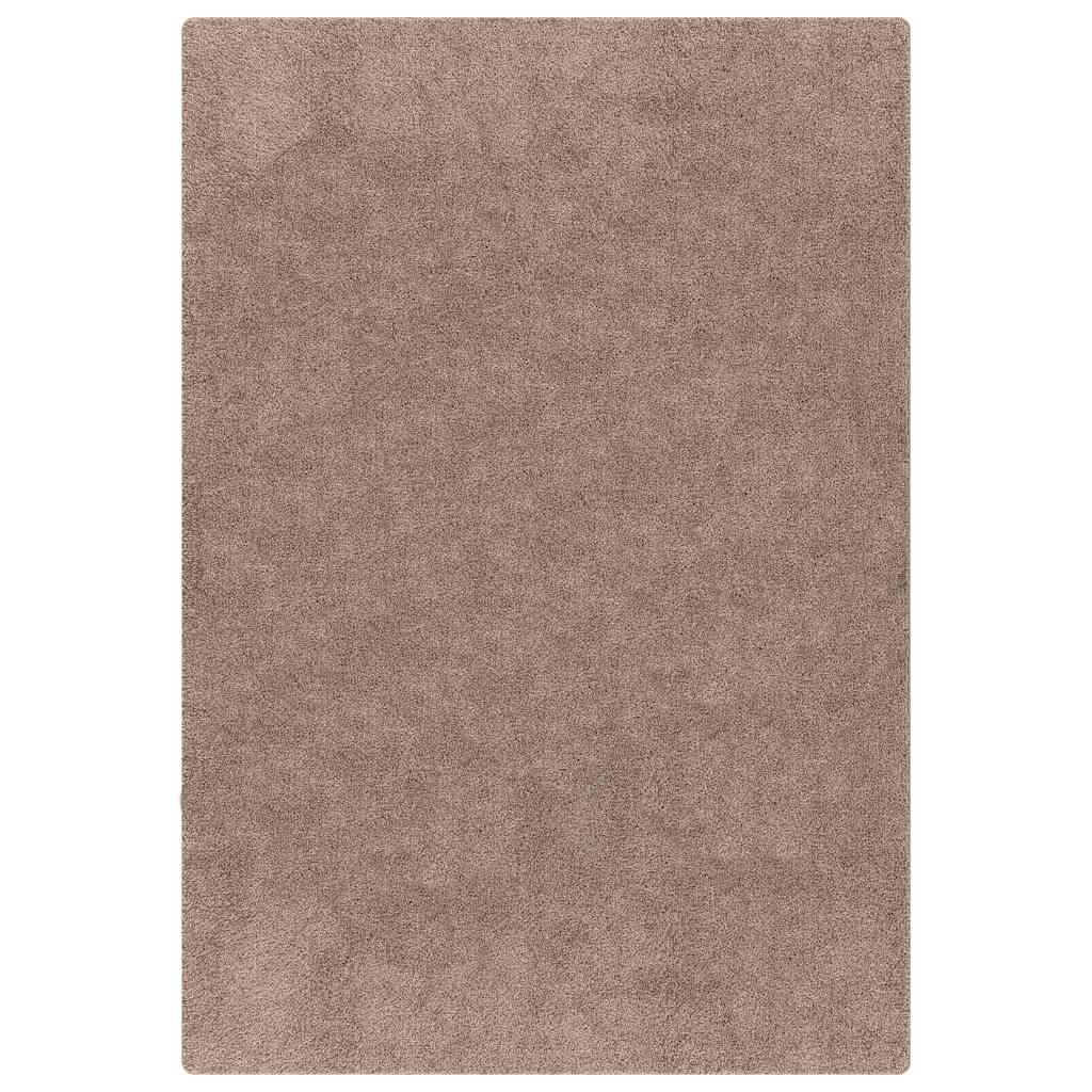 vidaXL Anti-slip Shaggy Rug Brown 80 x 150 cm PP