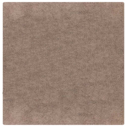 vidaXL Anti-slip Shaggy Rug Brown 120 x 120 cm PP