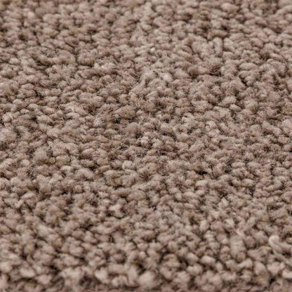 vidaXL Shaggy Rug with Latex Backing Brown ø160 cm