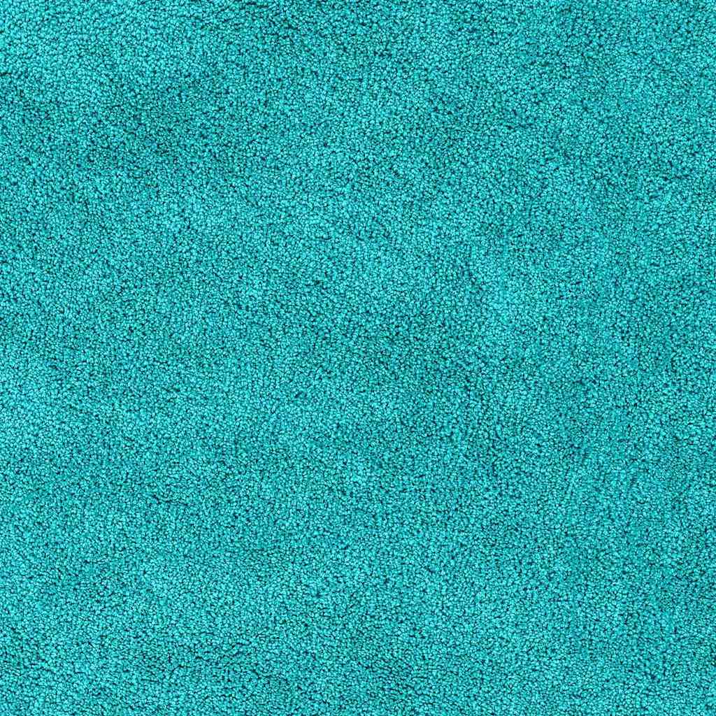vidaXL Anti-slip Bath Mat with Toilet Cut Turquoise 50 x 50 cm PP